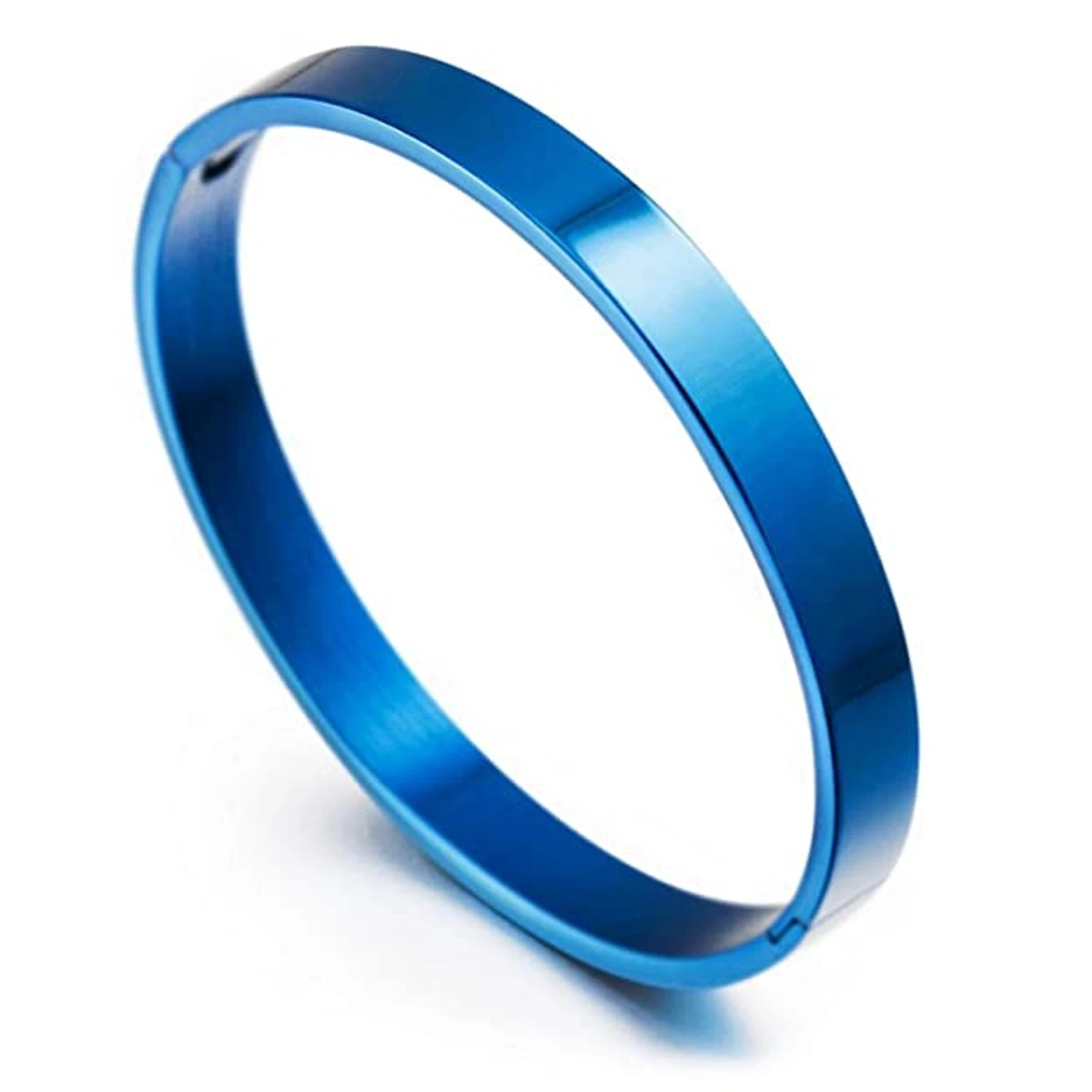 High Quality Stainless Steel Bangles for Men- Blue