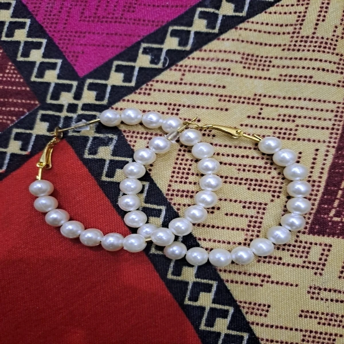 Pearl Drop Earrings For Girls and Women -1 Pair