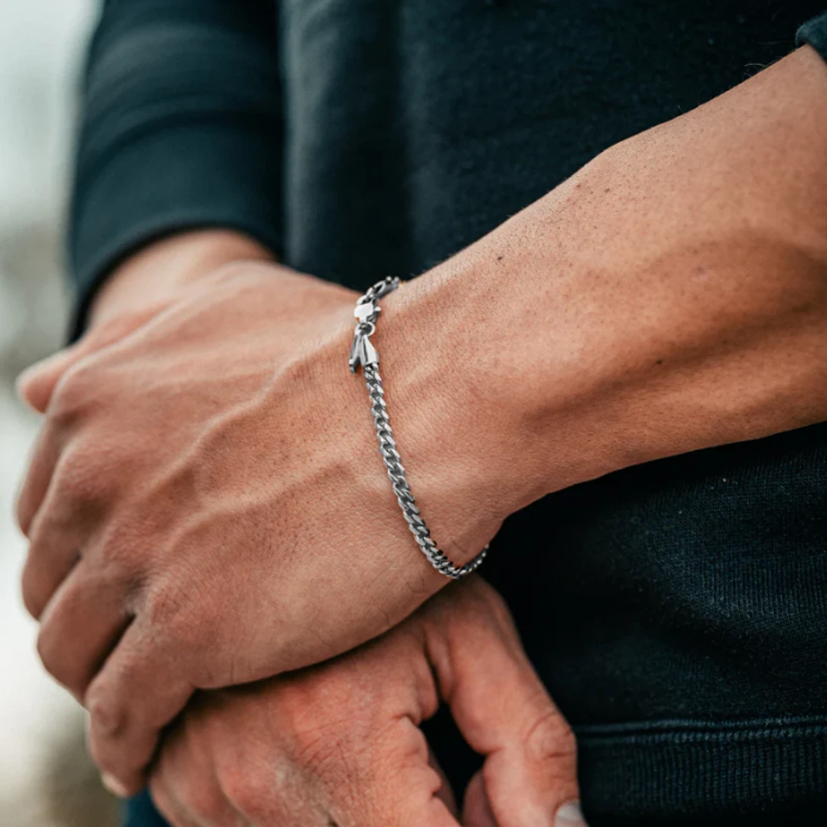 Silver Unique Bracelet for Men