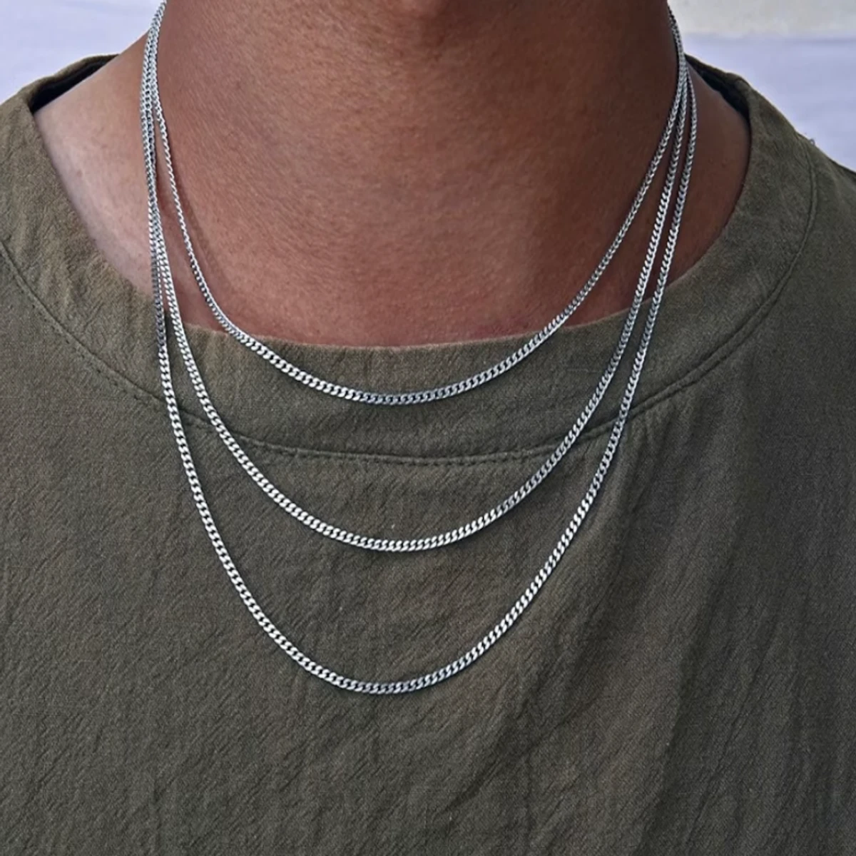 Fashion New Figaro Chain Necklace For Men