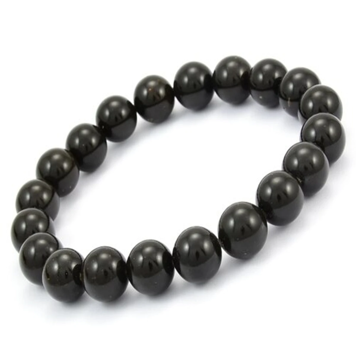 Black Lava Stone Bracelet For Men