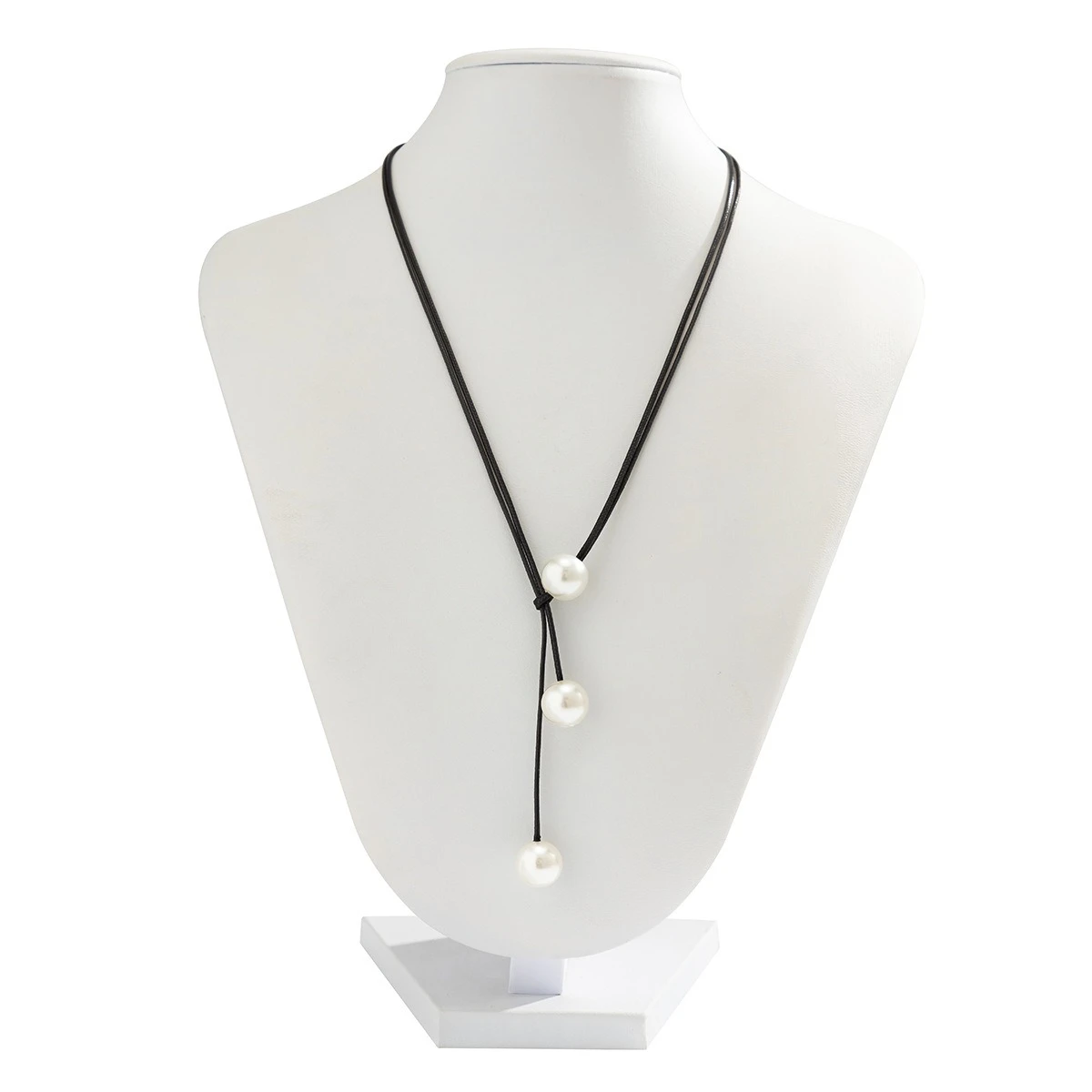 Simple Pearl Chain Necklace Women Fashion