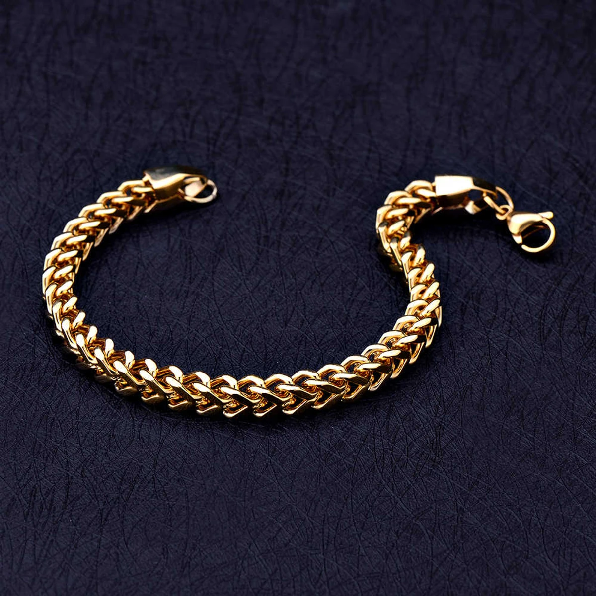 Square Snake CHain Bracelet For Men