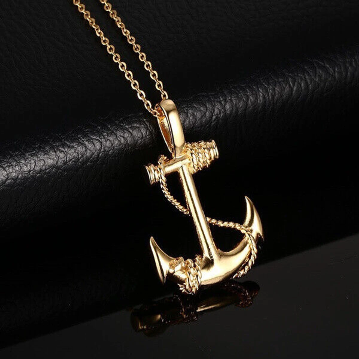 Men's Pirates Anchor Necklace Hip Hop Vintage Necklace Jewelry Gift