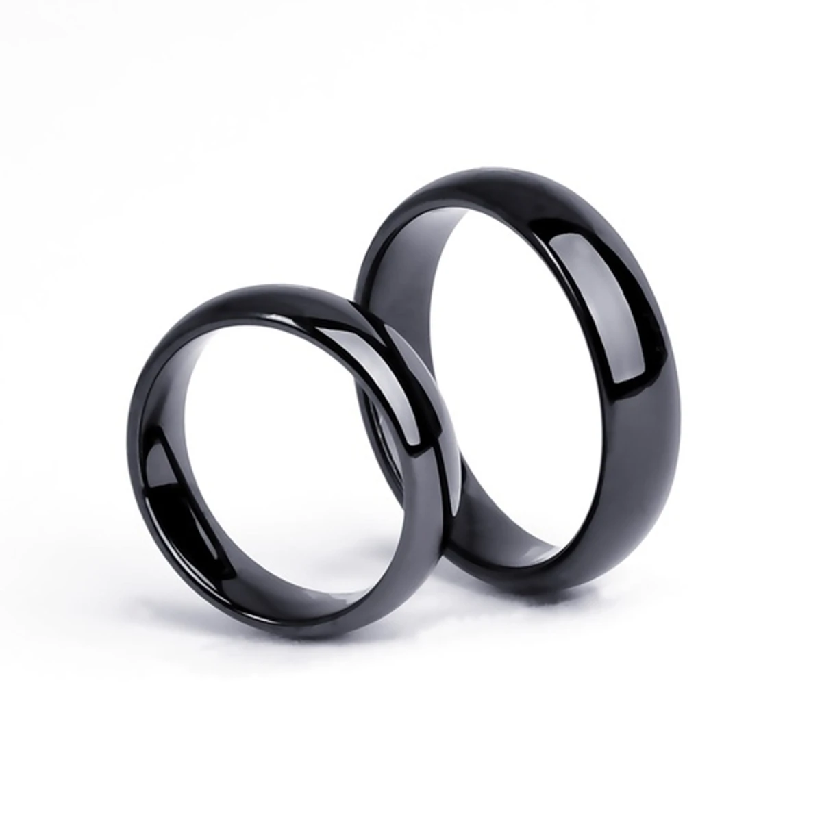 Stainless Steel Rings for Men Fashion Round Finger Ring